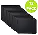 TONOS Mouse Pads 8 3/4 x 11 in with Stitched Edges and Non-Slip Rubber Base, Premium Textured Mouse Mat for Computers, Laptop, Gaming, Office & Home (12 pcs)