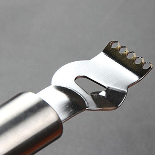 Pocktyle Kitchen Tool Zester Lemon Lime Orange Stainless Steel Citrus Grater Fruit Peelers Peeling Tool - Thumbnail 3
