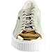 Puma Womens Suede Platform Gold Gold-Star White-Puma White Sneaker - 7
