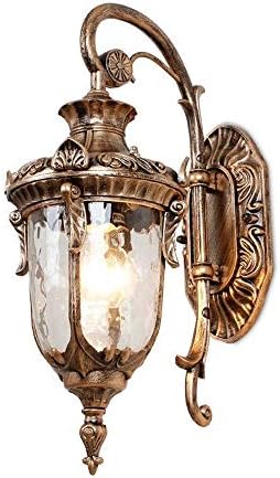 Desinger屋外壁取り付け用燭台屋外の庭の風景ヨーロッパの中庭防水壁ランプヴィンテージテラスライトバルコニーアルミニウム防錆壁スポットライト セール特価