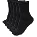 Lookatool MenMesh Meias Sports Running Five Finger Toe Socks (5Pairs A)