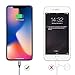 DAZHWA Phone Charger 3PACK (6FT) Nylon Braided Charging Cable Cord USB Cable Charger Compatible iPhone X/8/7/6s/ 6/ Plus/ 5SE/ 5s/ 5c/ 5, iPad, iPod, and More (Silver) …