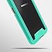 ZIZO ION Series for Samsung Galaxy S8 Plus Case Military Grade Drop Tested with Tempered Glass Screen Protector Teal Clear