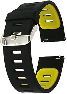 22mm Correa Silicona, EL-Move 22MM Silicona Banda Correas ...
