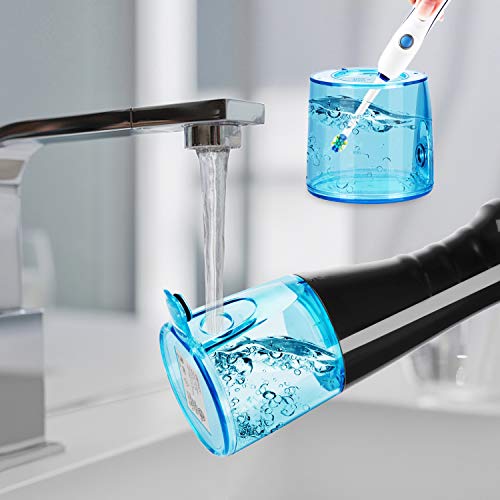 UBTKEY Water Flossers Professional Cordless Dental Oral Irrigator Electric Teeth Cleaner Portable Nozzle Flossers 220V 4 Jet Tips for Teeth Home Travel IPX7 200ML Reservoir FDA - Thumbnail 5