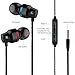 Earbuds with Microphone Wired Earphones With Carrying Case In Ear Headphones Stereo with Mic Volume Control Noise Cancelling Isolating Earphone For Apple Iphone Samsung Android Smartphones Ipad Laptop
