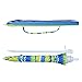 Snail 6 ft Outdoor Tilting Beach Umbrella Sun Shade for Fishing Sports Camping, Silver Coating Inside UV Protection, Aluminum Pole & Fiberglass Ribs, Carry Bag Included