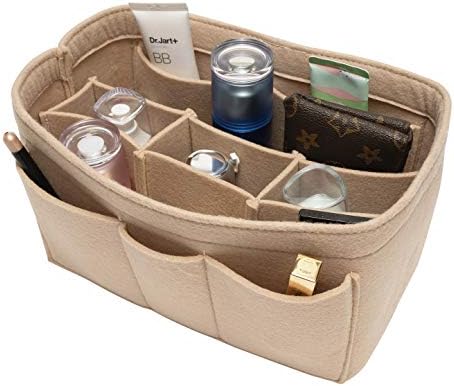 Purse Organizer Insert Felt Bag organizer for Women's Handbag Fit LV Speedy Neverfull Longchamp Tote 5 Sizes 7 Colors