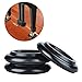 Piano Caster Cups,TOPCHANCES Premium 3 Pcs Grand Piano Caster Pads w/EVA Anti-Slip & Anti-Noise Foam Mat, Solid Wood Coasters Cups Piano Leg Pad for Tripod Grand Piano (Black)