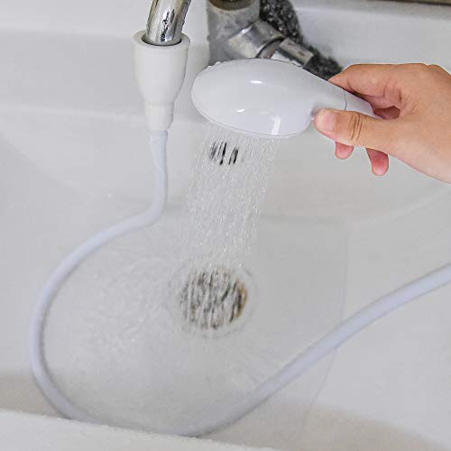 Besmon Pet Shower Sprayer for Bathtub,Tub Spout Shower Sprayer,Slip on Shower Hose,Shower Attachment for Tub Faucet, Dog Sprayer Shower Attachment,Sink Sprayer Attachment,Portable Shower Head - Thumbnail 4