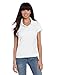 Classroom School Uniforms Teen-girlswomen's Junior Girls Short Sleeve Fitted Interlock Polo, White, Medium