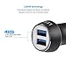 Car Charger LESHP 4.8A/5V Dual USB Car Charger for iPhone 7 / 6s / Plus, iPad Pro / Air 2 / mini, Galaxy S7 / S6 / Edge / Plus, Note 5 / 4, LG, Nexus, HTC and More
