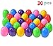 QIJUN Easter Eggs 30 Surprise Eggs with 30 Mini Toys Filled with Novel Assemble Toys Boy and Girl Party Favor