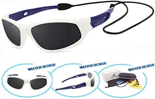TR90 Unbreakable Polarized Sport Sunglasses For Kids Boys Girls Youth