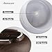 Essential Oil Diffuser 2000ml for Large Room, Ultrasonic Essential Oils Humidifier-Top Fill Humidifier-Dark Grey-Sooth Night Light- Quiet for Bedroom, Home&Large Rooms