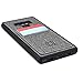 Dockem Luxe Wallet Case for Samsung Galaxy Note 9: Slim TPU with Canvas Synthetic Leather 2 Slot Card Case (Black and Grey)