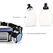 TOMSHOO Hydration Running Belt with 2 BPA-Free Water Bottles Touchscreen Zipper Pockets and Adjustable Straps Fit All Smartphones Holder Waist Belt for Outdoor Sport Marathon Running Cycling Jogging