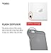 TOZO I1212 0.35mm Ultra-Thin Lightweight Hard Protect Back Cover Bumper Semi-transparent for for iPhone 6S/6 4.7 inch - Matte White