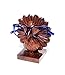 Matr Boomie, Hand Carved Solid Indian Rosewood Decorative Peacock Bird Spectacle Holder, Display Stand for Optical and Sun Glasses, Wooden Eyeglass Holder Stand for Desk, Office or Bedside Table