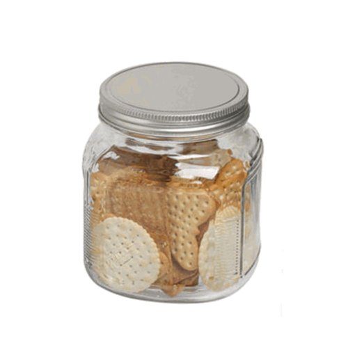 Anchor Hocking 85858 Glass Jar Round Lid - 4 oz.