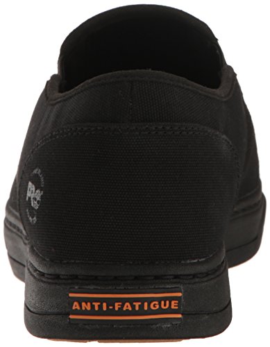 Timberland PRO Men's Disruptor Slip-On Alloy Safety Toe EH Industrial & Construction Shoe, Black Canvas, 13 W US