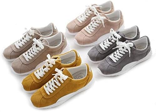 Amazon 本革 レザー スニーカー レディース ローカット 革 スエード レディーススニーカー 紐あり シンプル カジュアル ウォーキングシューズ 大きいサイズ 通勤 通学 ノーブランド品 スニーカー