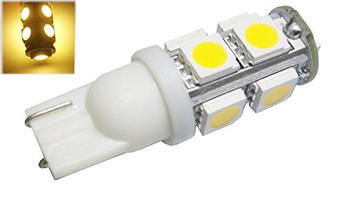 GRV T10 921 194 9-5050 SMD LED Bulb lamp High Bright Warm White DC 12V Pack of 10 - Thumbnail 3