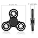 HITASION Fidget Spinner for Adults Kids EDC ADHD HITASION Hand Spinner Focus Ultra Durable High Speed 1-3 Min Smooth Spin Not Cracked Black