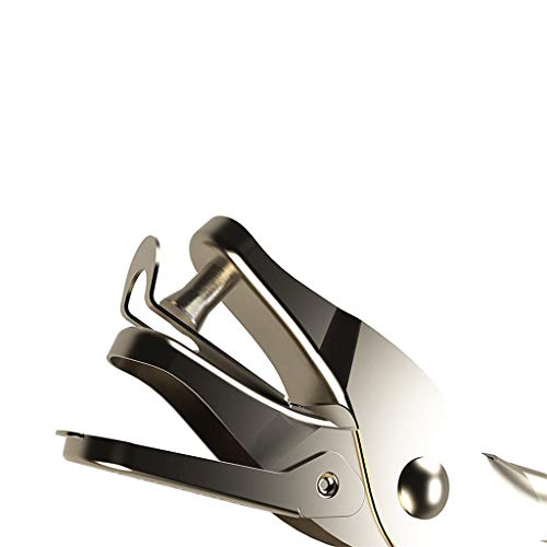 Pulison Hole Punch School Office Metal Single Hole Puncher Hand Held Paper Punch Scrapbooking Punches for Paper Crafts Tickets Punch Holes Hole Diameter 6mm - Thumbnail 2