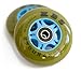 Ripstik Wheels by KBS - Razor Ripsurf Performance Caster Board Replacement 68mm-80mm 90a with ABEC 7 Speed Bearings 2 Pack Set of Two Ripstick Wheel Most Durable (Army, 80MM)