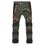 SUKUTU Sportswear Mens Lightweight Breathable Thin Softshell Quick Dry Hiking Mountain Cargo Pants Trousers