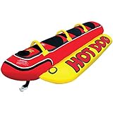 Airhead Hot Dog | 1-3 Rider Towable Tube for Boating