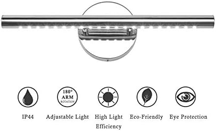 Led Vanity Light Cool White Letsun 5w Led Make Up Mirror Front Light Bathroom Vanity Lighting Fixtures Over Mirrorpicture Front Lamp With Plug In Button Off Including A Metal String Light 5050smd