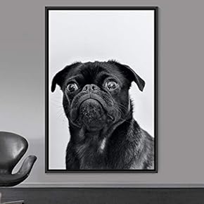 signwin Framed Canvas Wall Art High Contrast Portrait...