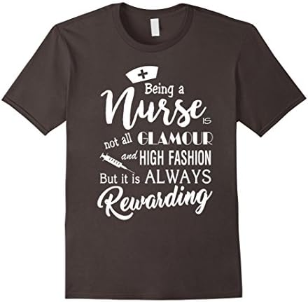 Men's NURSING IS REWARDING TSHIRT 3XL Asphalt