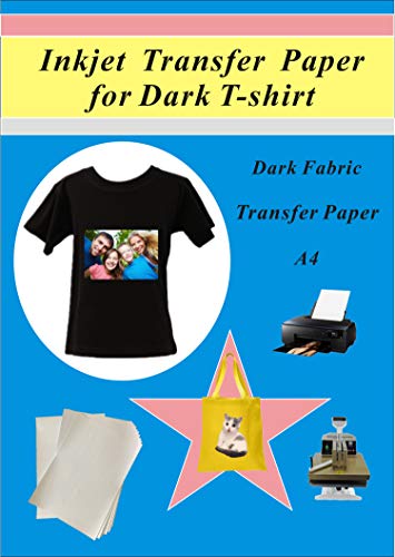 Printable T-Shirt Transfers, for Use on Dark Fabrics, Inkjet