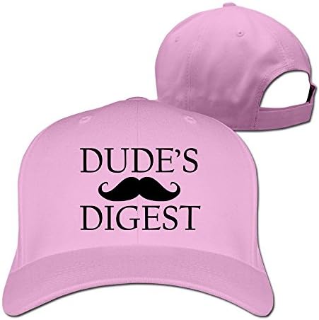 XJBD Adult Dude's Digest Baseball Caps Hat Pink