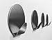 OX Stick On Hooks, Large Stainless Steel Adhesive 4-Pack