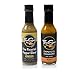 Fresco Sauce - Two Pack Combo - Fire Roasted Pepper Blend - Chipotle & Habanero - Flavorful Hot Sauces - All Natural - Gluten Free - 5 fl oz - A Perfect Hot Sauce Variety Pack