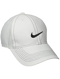 Nike - Gorra con visera Swoosh, estilo golf, Blanco