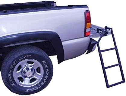 Phasuk Tailgate Ladder Step Up Truck Pickup Folding Steel Heavy Duty Bed Stairs Cargo
