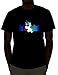 iHeartRaves Unicorn Sound Activated Light Up Rave Shirt (Medium)