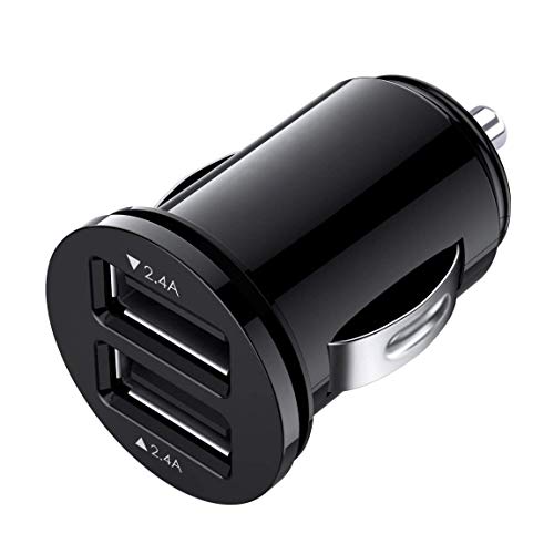Car Charger, Flush Fit Dual Port 24W/4.8A Output