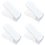Utopia Living Adjustable Shoe Rack | Space Saving Shoe Slotz | 4 Pack White