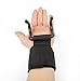 MaxxMMA Weightlifting Grip Hooks Heavy Duty Wrist Wraps Support Straps Power Weight Lifting Gloves Bodybuilding Deadlifts Pull Ups Home Gym Workout for Men and Women - 1 Pair