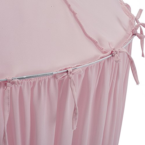 OldPAPA Canopy for Girls Bed,Princess Bed Canopy Net for Kids Baby Bed, Round Dome Kids Indoor Outdoor Castle Play Tent Hanging House Decoration Reading Nook