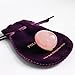 Polar Jade Rose Quartz Yoni Egg, Undrilled, Small Size, Pink Love Stone, for Women for Strengthening Pelvic Floor Muscles and for Countering Stress Adult Urinary Incontinence (Small (35x25mm))