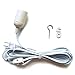 15' Hanging Lantern Cord White with On/Off Switch Whirled Planet Brand