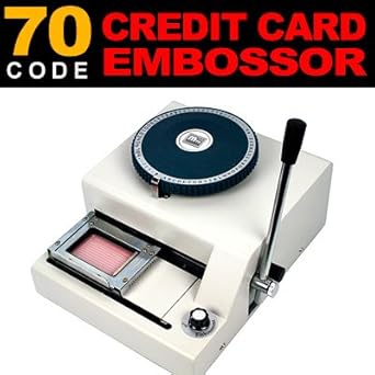 Amazon.com: New Manual PVC Card Embosser ID Embossing Machine
