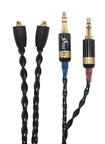DW-OM HIFI SONY PHA-3 Dual 3.5mm Male Connector to Shure SE215 SE315 SE425 SE535 SE846 etc.(MMCX Connection) Balanced Cable, DW-OM (1.2m (3.9ft))